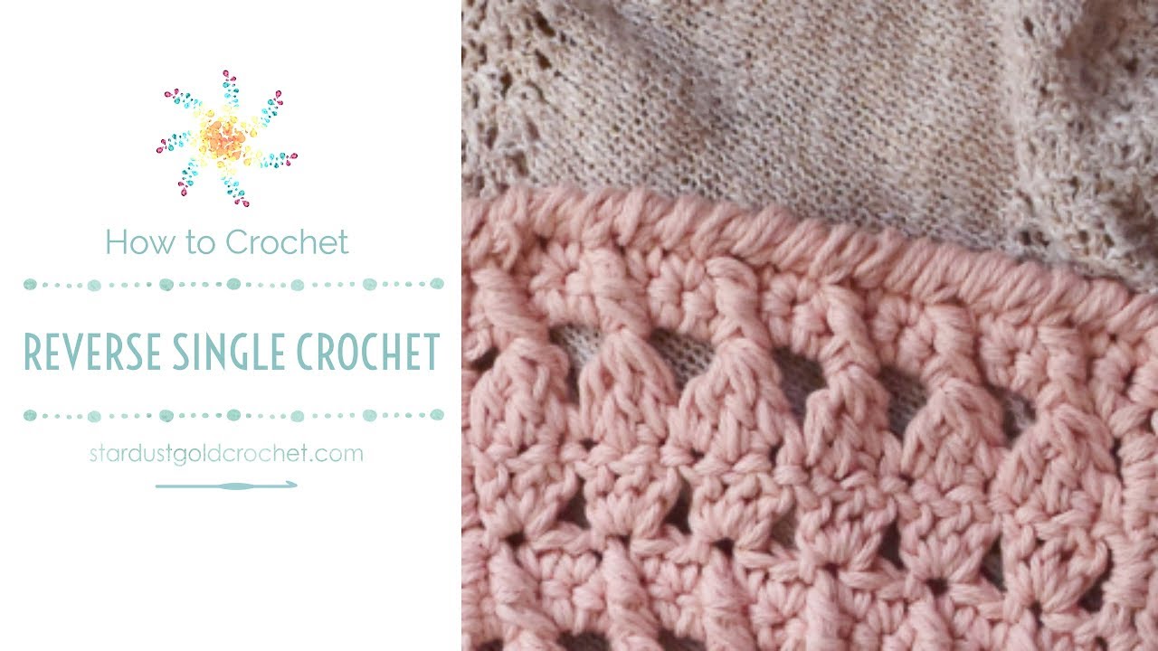 Reverse Single Crochet Stitch | Learn to Crochet | Stitch Explorer Saturdays
