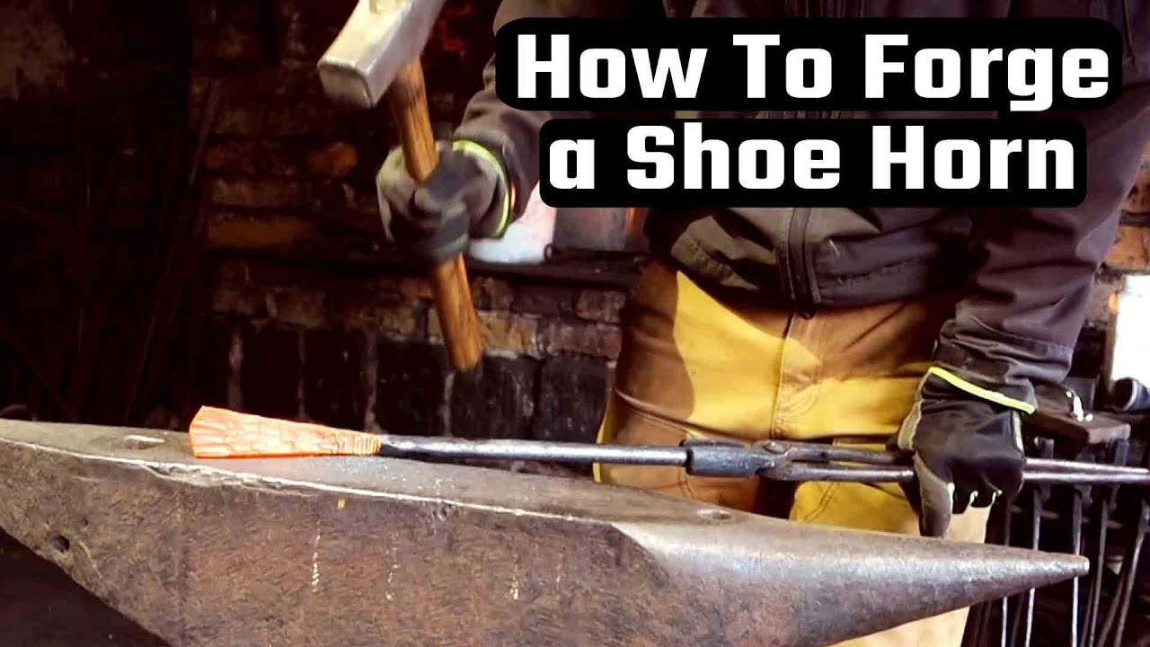Blacksmithing - Forging A Shoe Horn | Step by Step