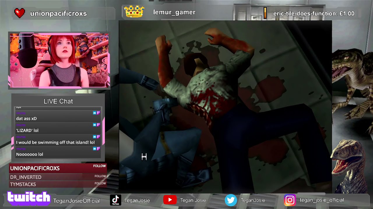 Regina plays DINO CRISIS - Cosplay Stream (PART 1)