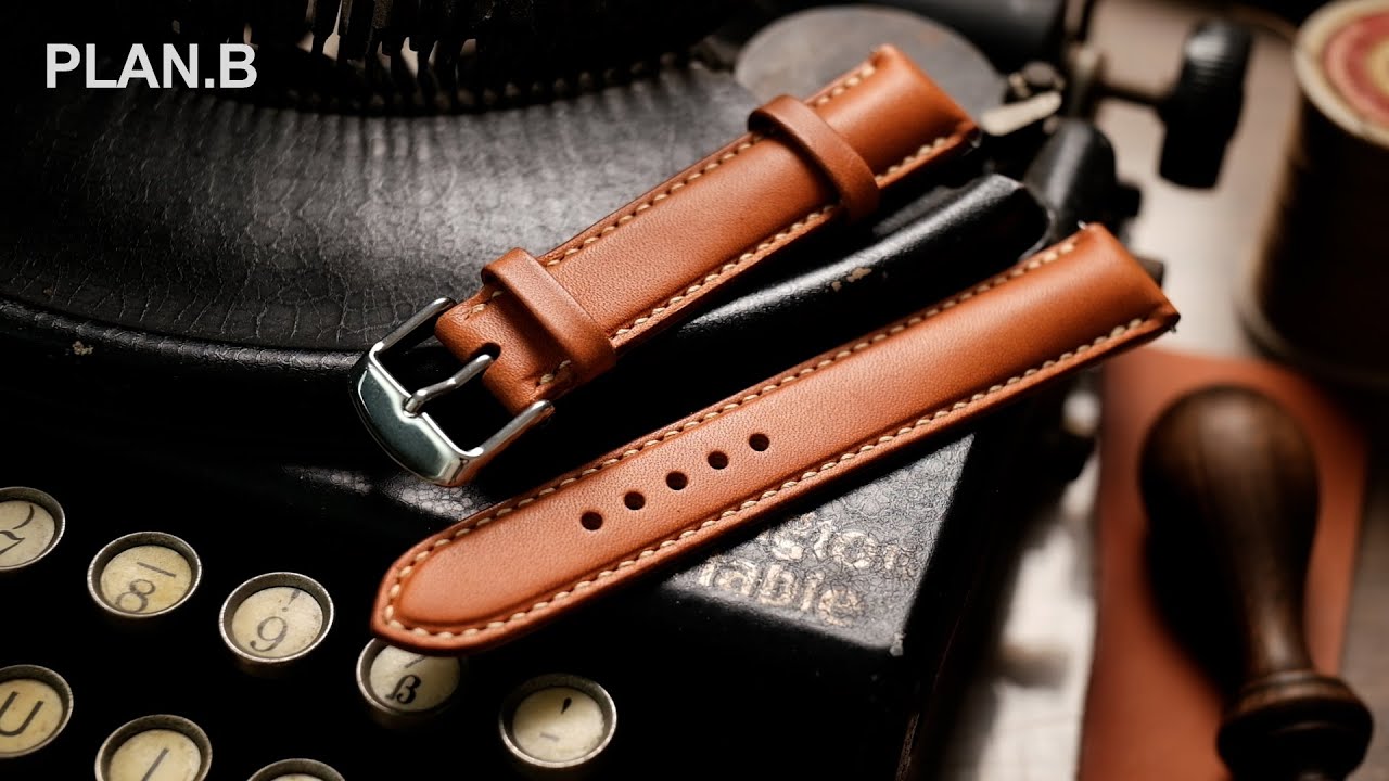 Making a HANDMADE Leather Watch Strap(Band) - leather craft, PDF