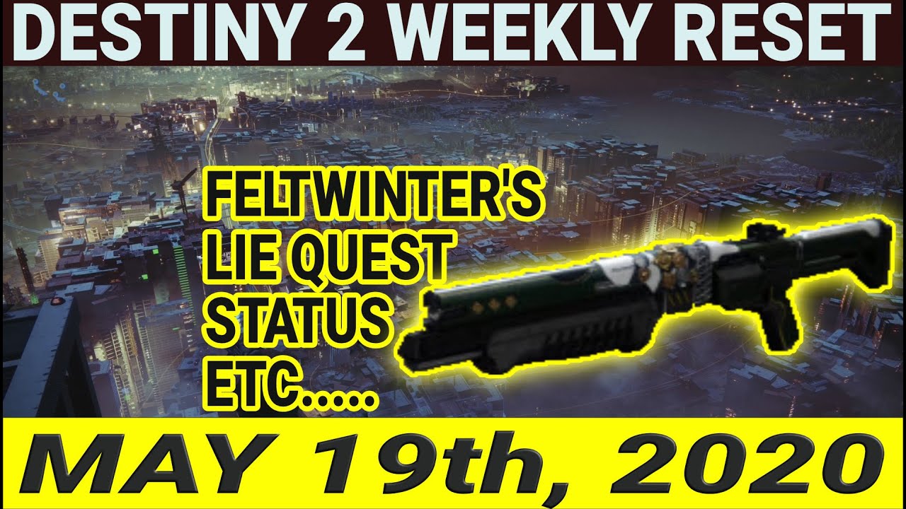 Destiny 2 Weekly Reset For May 19, 2020