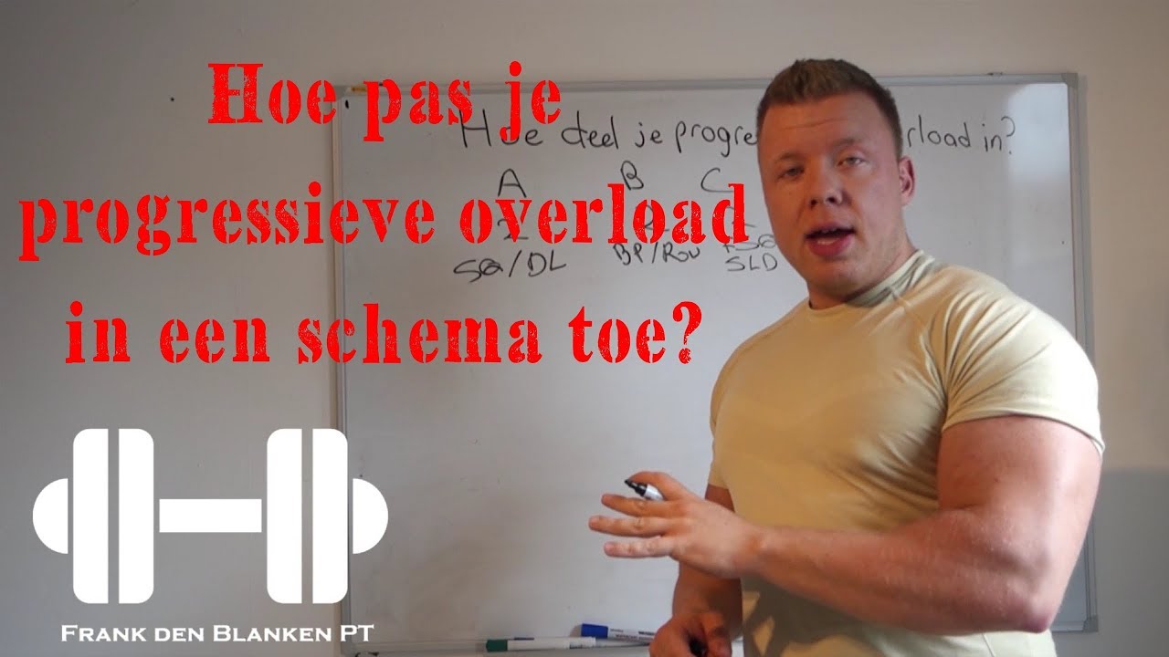 Hoe pas je progressieve overload toe in een schema?