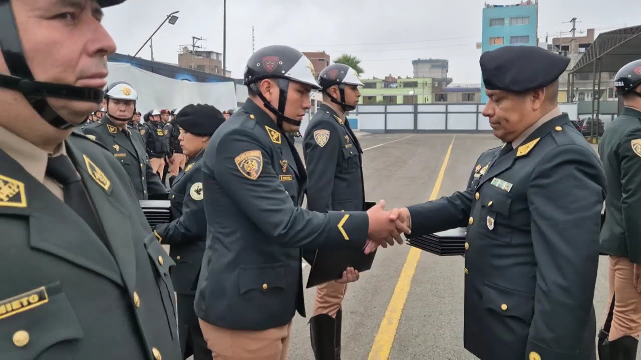CLAUSURA DEL  XVII CURSO DE CAPACITACION BASICA EN CONTROL Y SUPERVISIÓN MOTORIZADO AGUILA NEGRA
