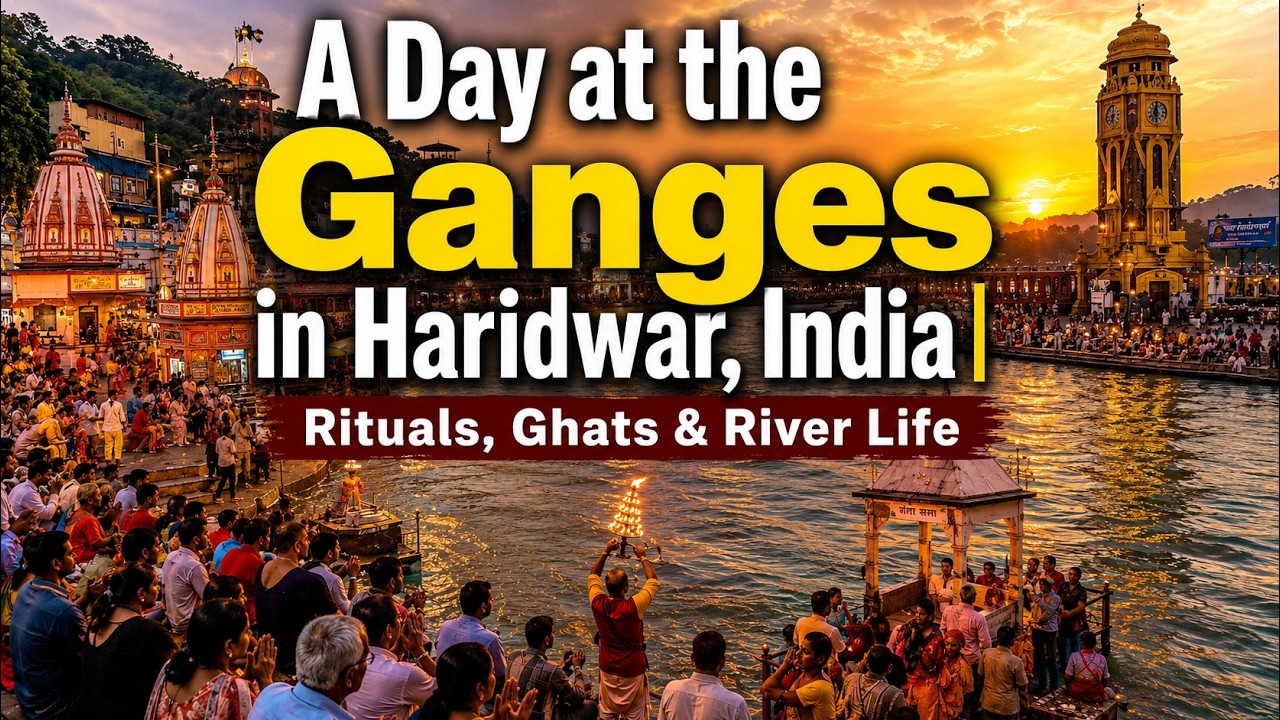 Haridwar, India | Rituals, Ghats & River Life #Haridwar #GangesRiver #IndiaTravel #travelvlog