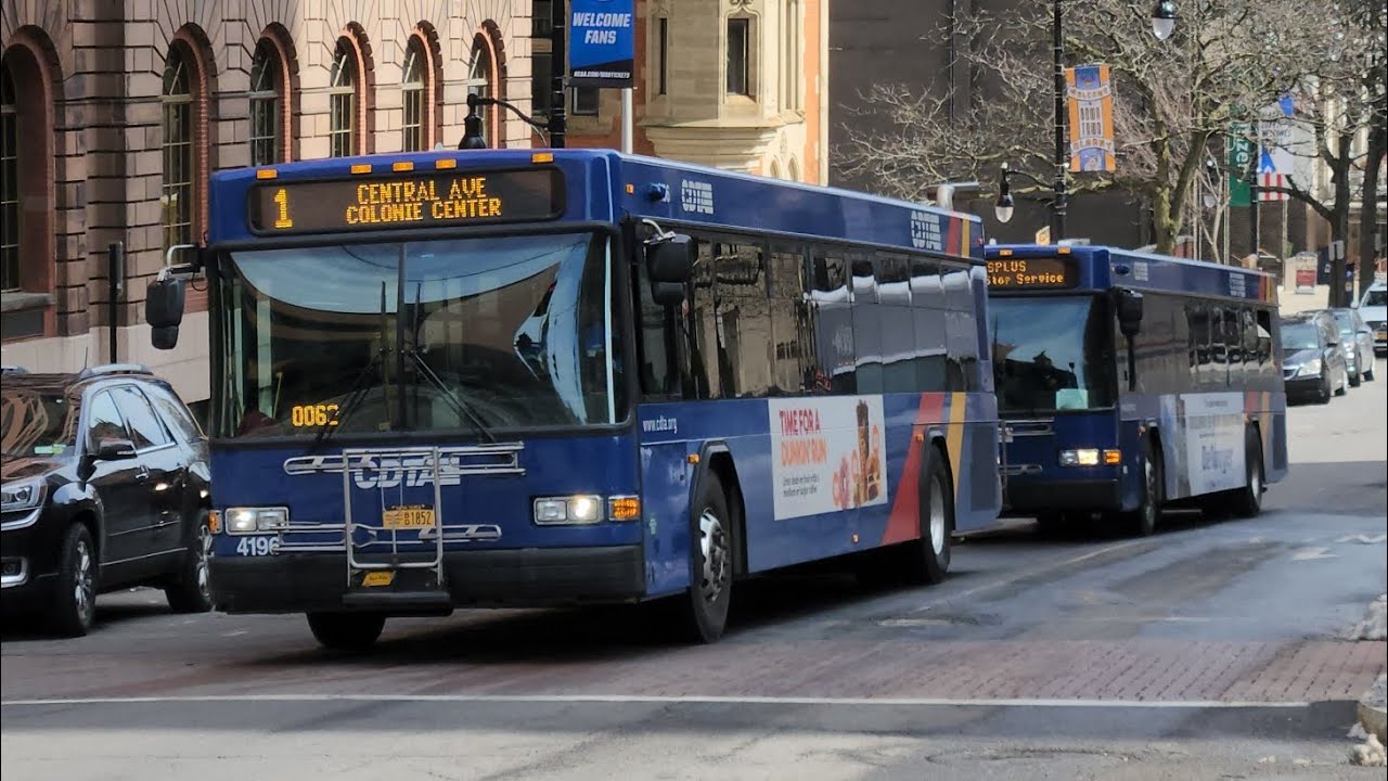 Cdta: bus action PM Rush hour in downtown albany S1EP15