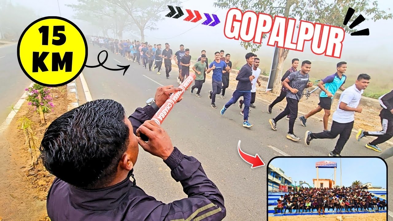 15 KM Cross Country Running | Berhampur To Gopalpur | Berhampur Physical Academy