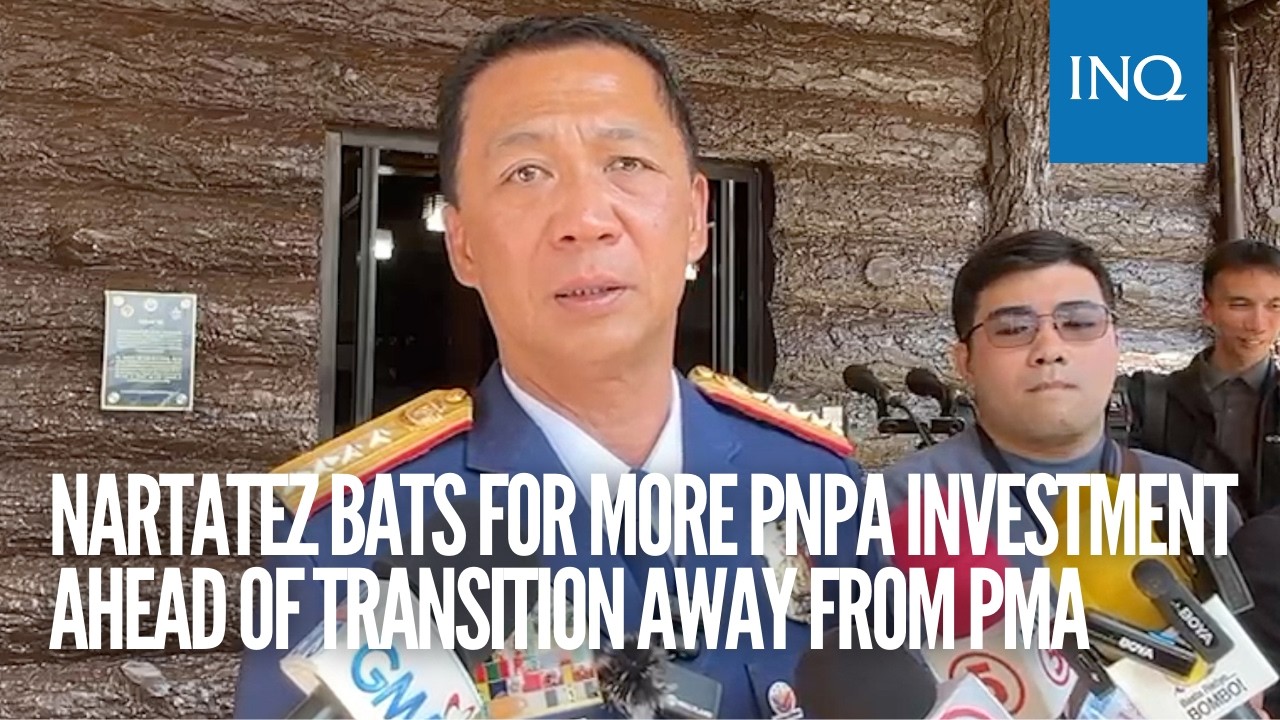 Nartatez bats for more PNPA investment ahead of transition away from PMA