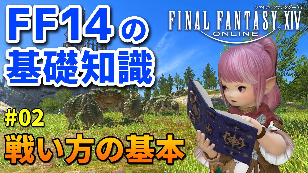 【FF14】初心者のためのFF14の基礎知識 #02　戦い方の基本【初心者の館】