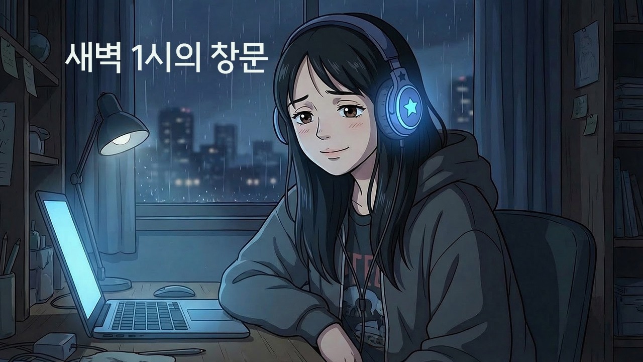 새벽 1시의 창문 | 잔잔한 새벽 감성 발라드 Lo-fi