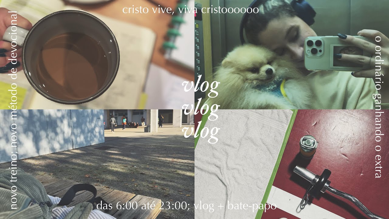 vendo cristo no ordinário: vlog | Luiza Coelho