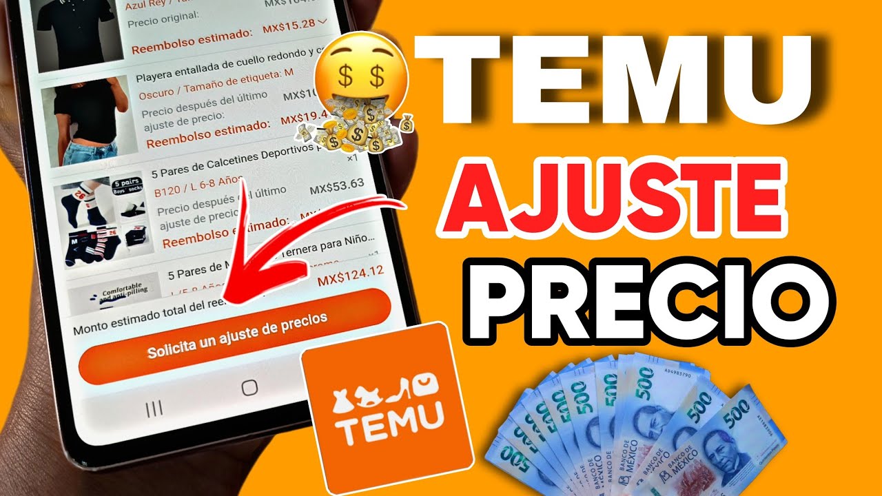 🤑 Cómo Hacer un Ajuste de Precio en la App de TEMU | Productos GRATIS TEMU