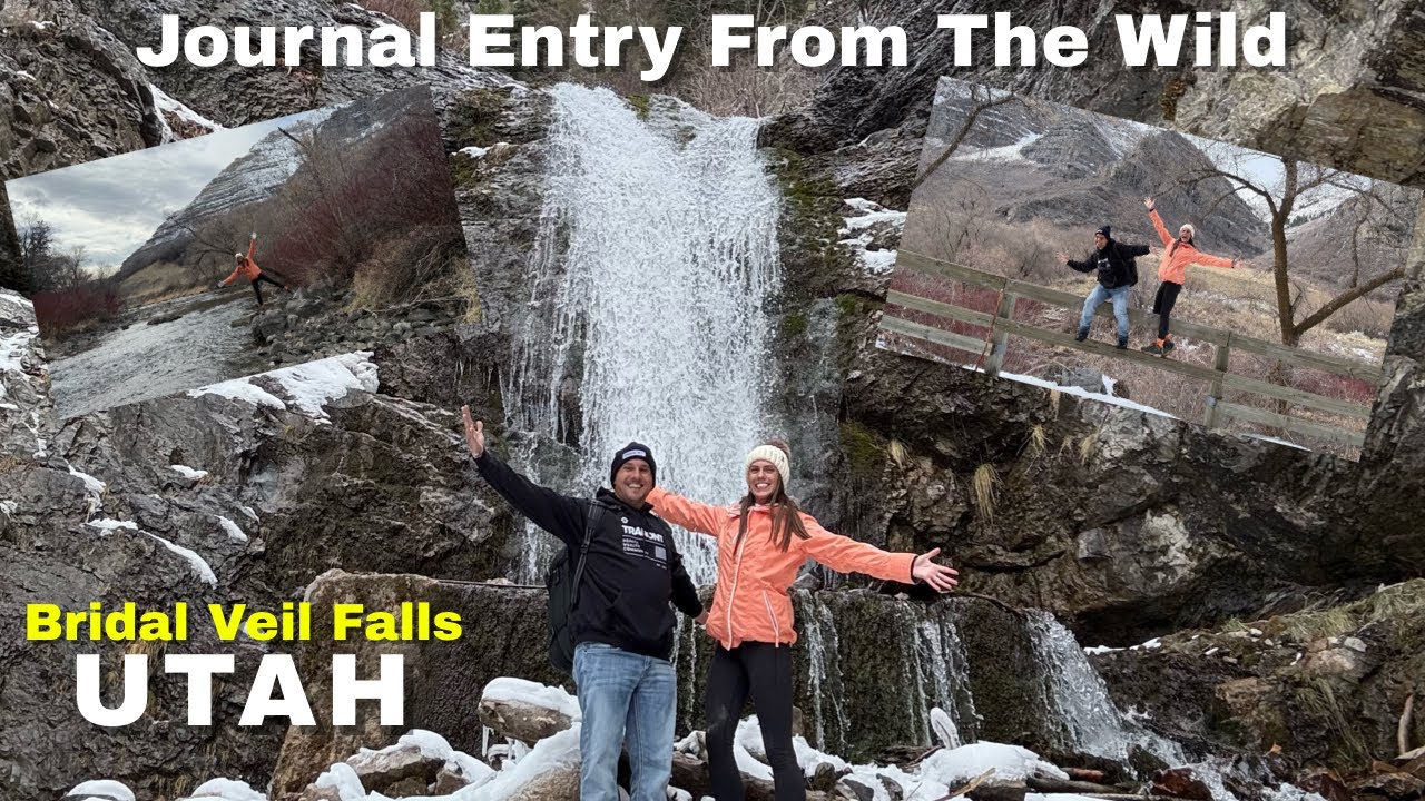 We Found an Epic Waterfall in Utah… Then Crashed a Proposal?! | Bridal Veil Falls Hike
