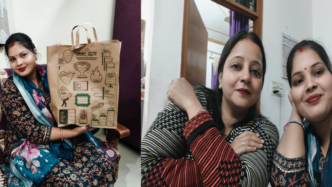 ​Aaj Maine ki YouTube Family ke Liye shopping🎉 Blinkit Shopping Haul ||Aaj Milate Hain Apni Bhabhise