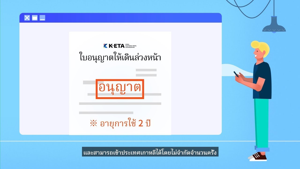 วิธีการสมัครK-ETA มีขั้นตอนอะไรบ้าง (Thai)