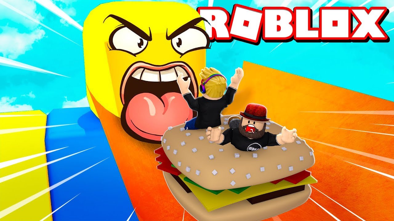 ПОБУДЬТЕ СЪЕДЕНЫ ГИГАНТСКИМ НУБОМ в ROBLOX