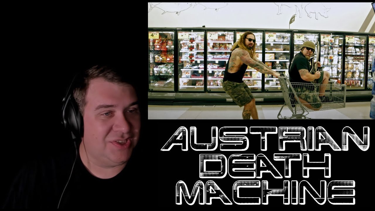 Amazing Song, Hilarious Video First Time Hearing Austrian Death Machine - No Pain No Gain [REACTION]