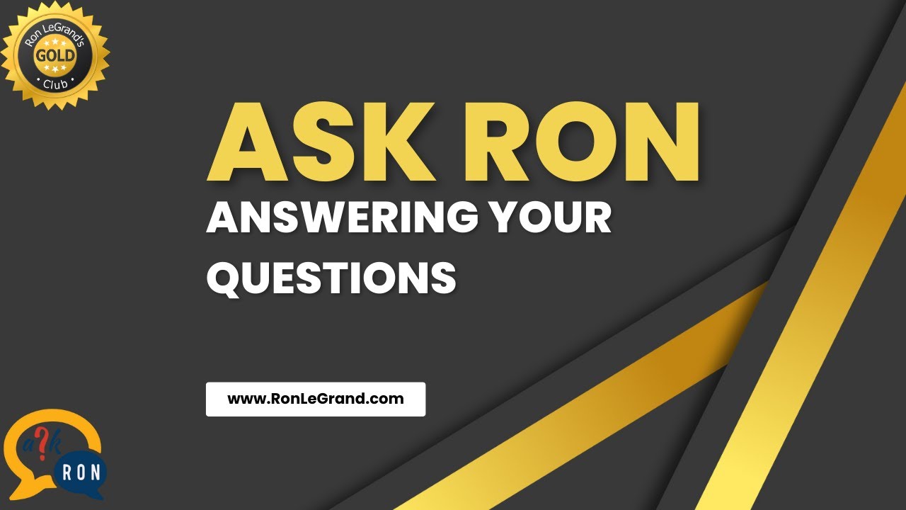 Ask Ron: When to Close Your Lease-Option Deals