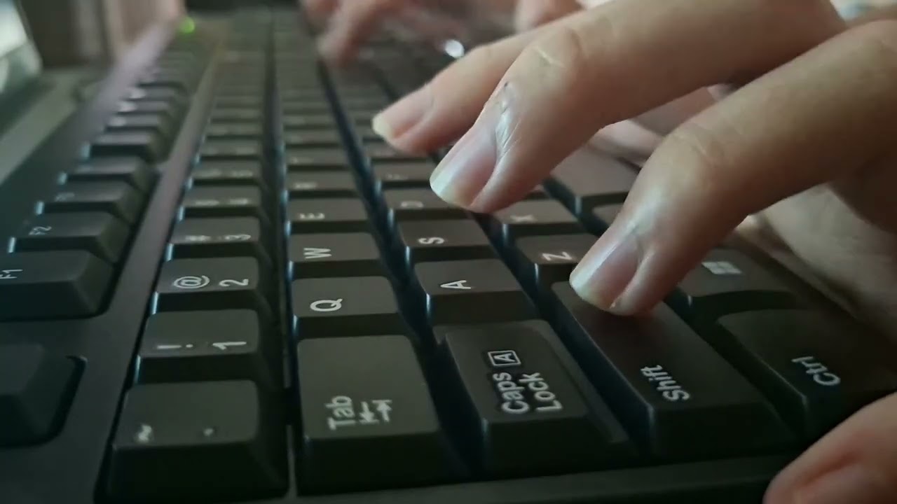 Logitech K120 5 minute Typing Test