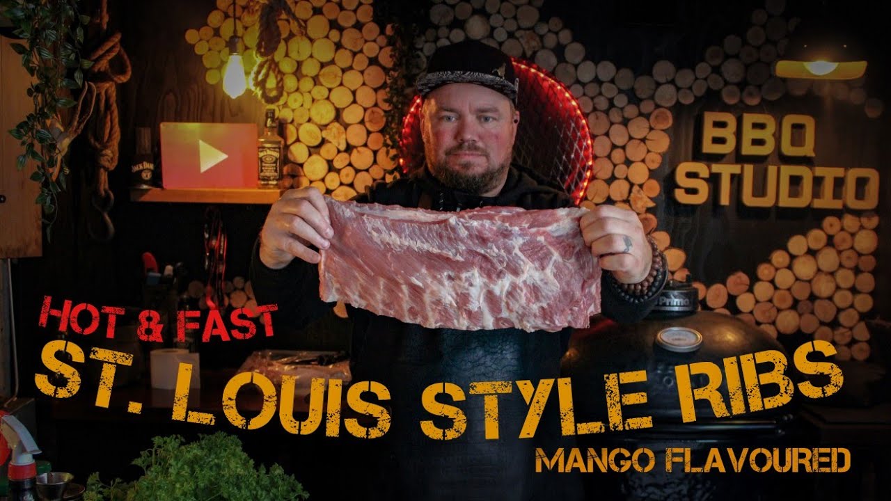 St. louis style ribs op de barbecue - weber summit kamado - spareribs
