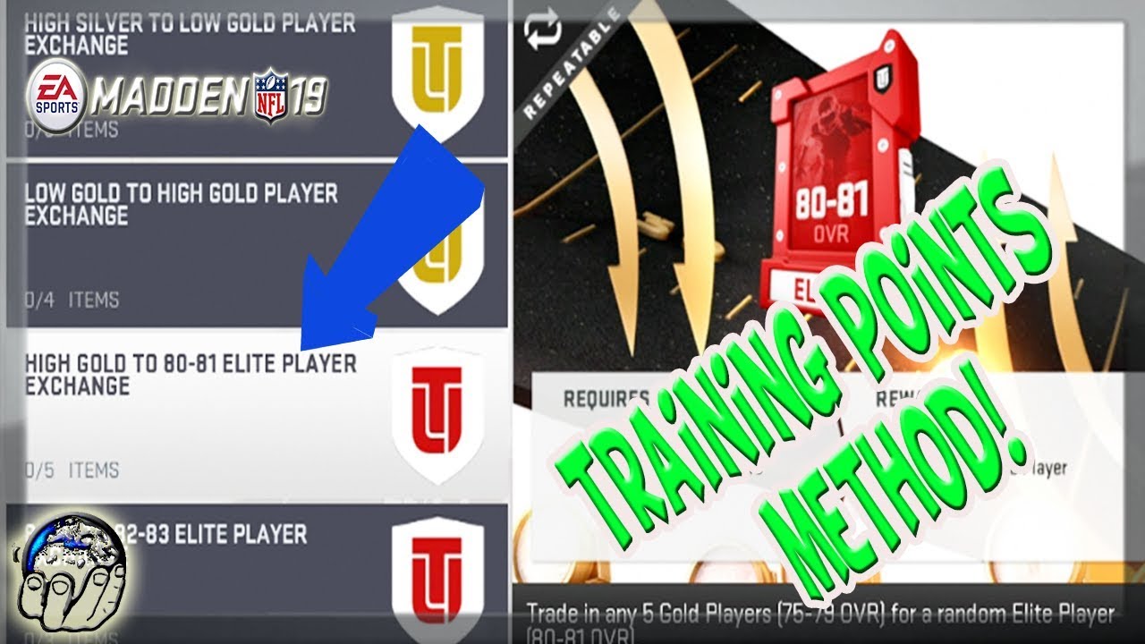 MY NEW METHOD OF GETTING TRAINING POINTS! Madden 19 Ultimate Team | MUT 19 Tips