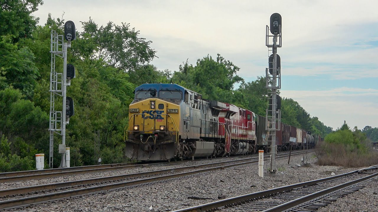 (4K) Railfanning the Savannah area with CSX 911 5-25-24
