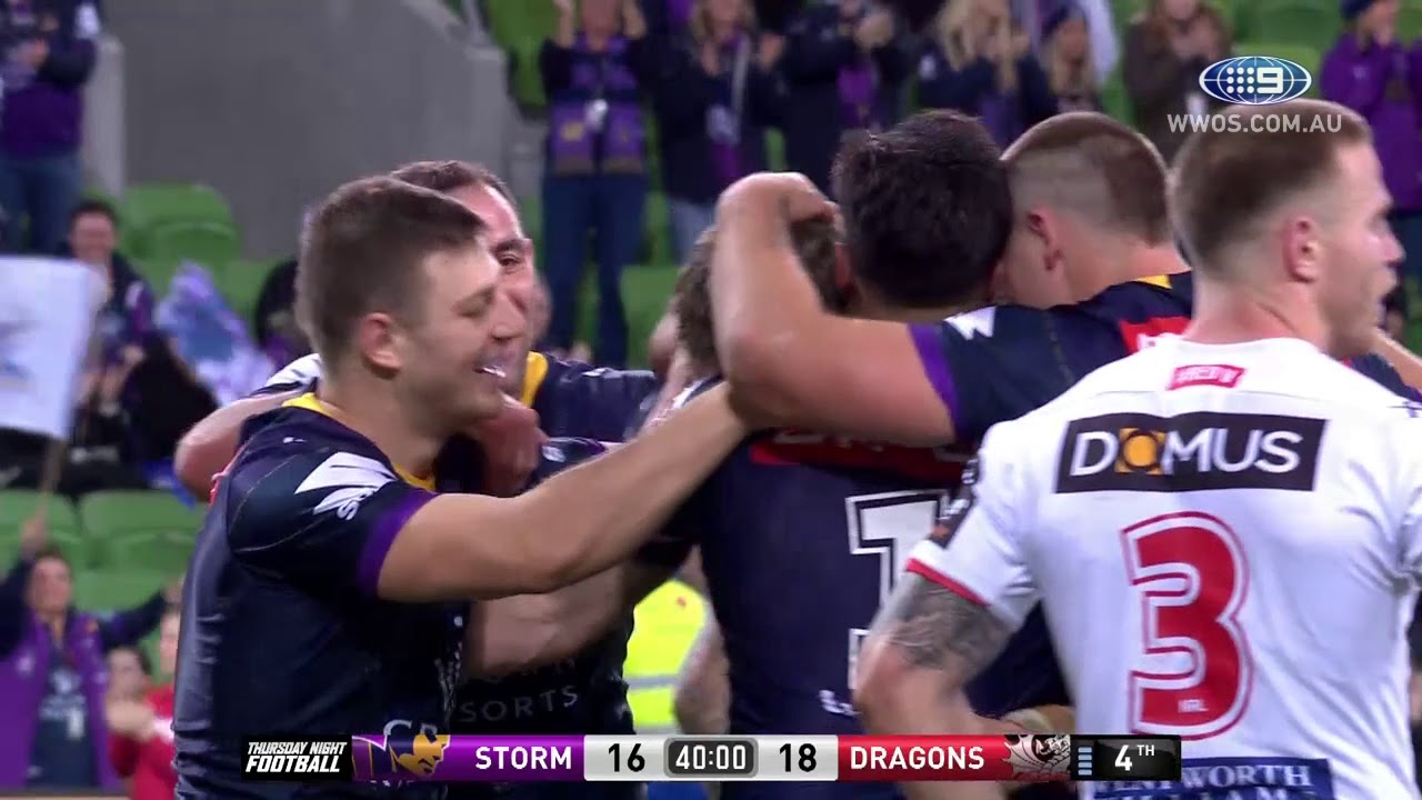 NRL Highlights: Melbourne Storm v St George Illawarra Dragons - Round 17