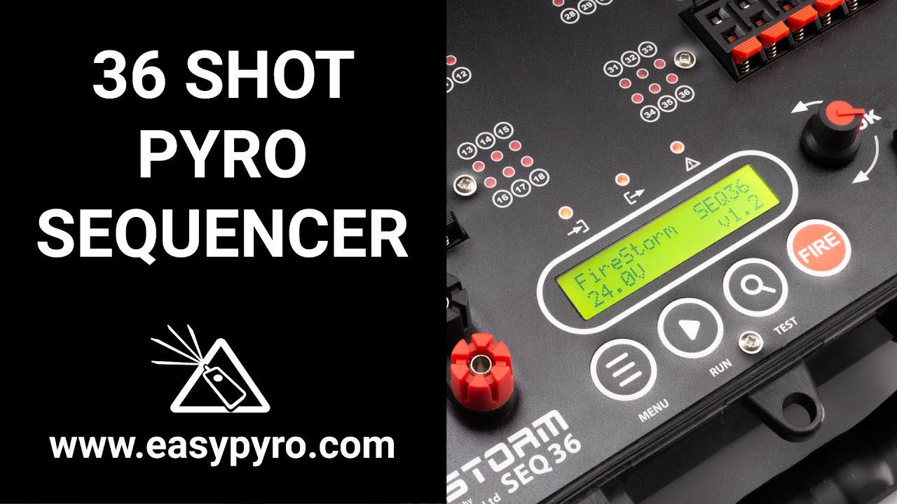 36 Shot Pyrotechnic Sequencer | FireStorm