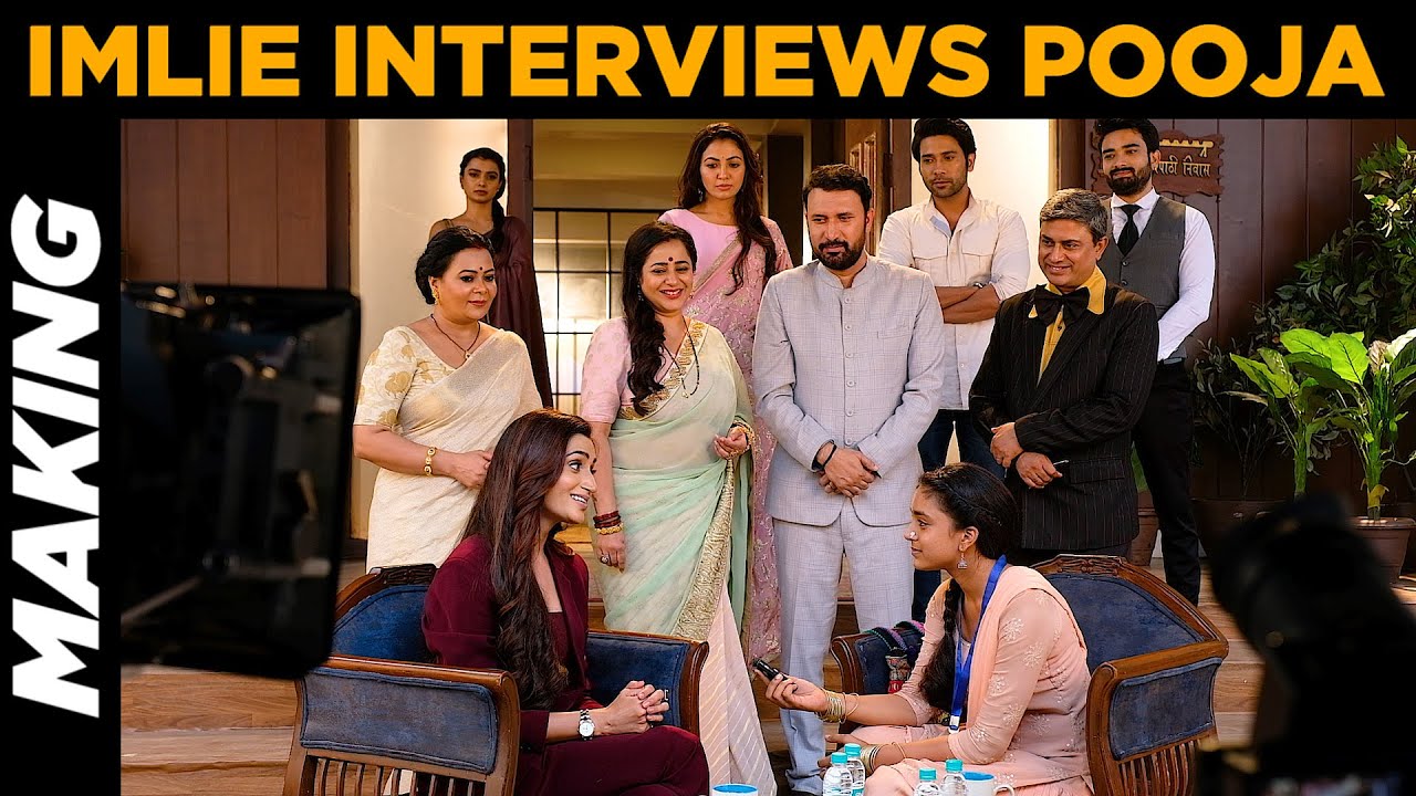 Imlie Interviews Pooja | Star Plus | Behind the scenes | Screen Journal