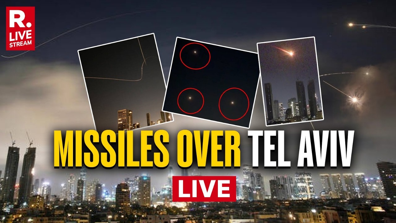 BREAKING LIVE: Missiles Over Tel Aviv | Israel Intercepts Iranian Attack | Middle East War Escalates