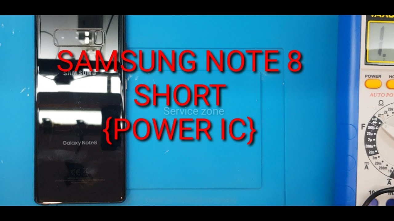 How To Fix Samsung Note 8 Motherboard Short