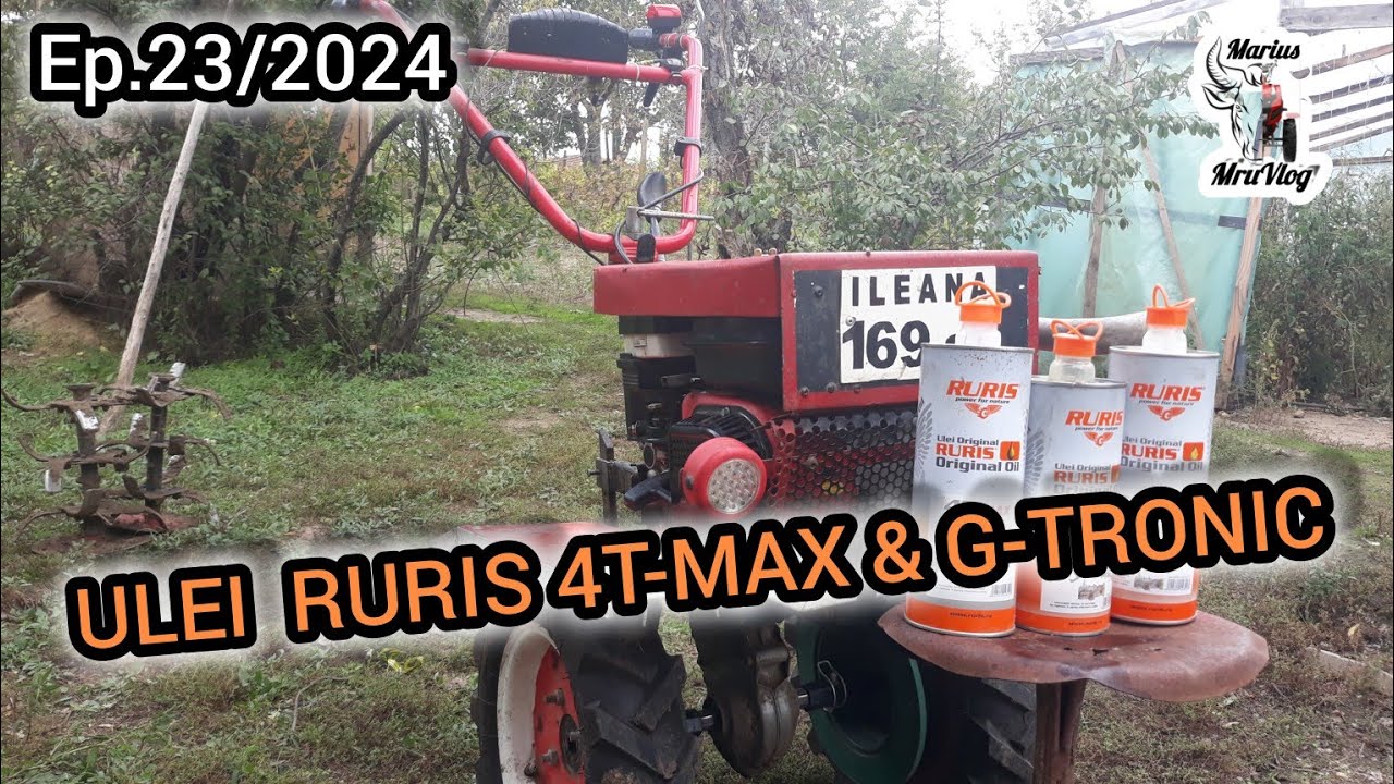 Schimbul De Ulei La Motosapa Zimbru 6559 7CP 🔹️Ruris 4T-MAX &G-TRONIC !