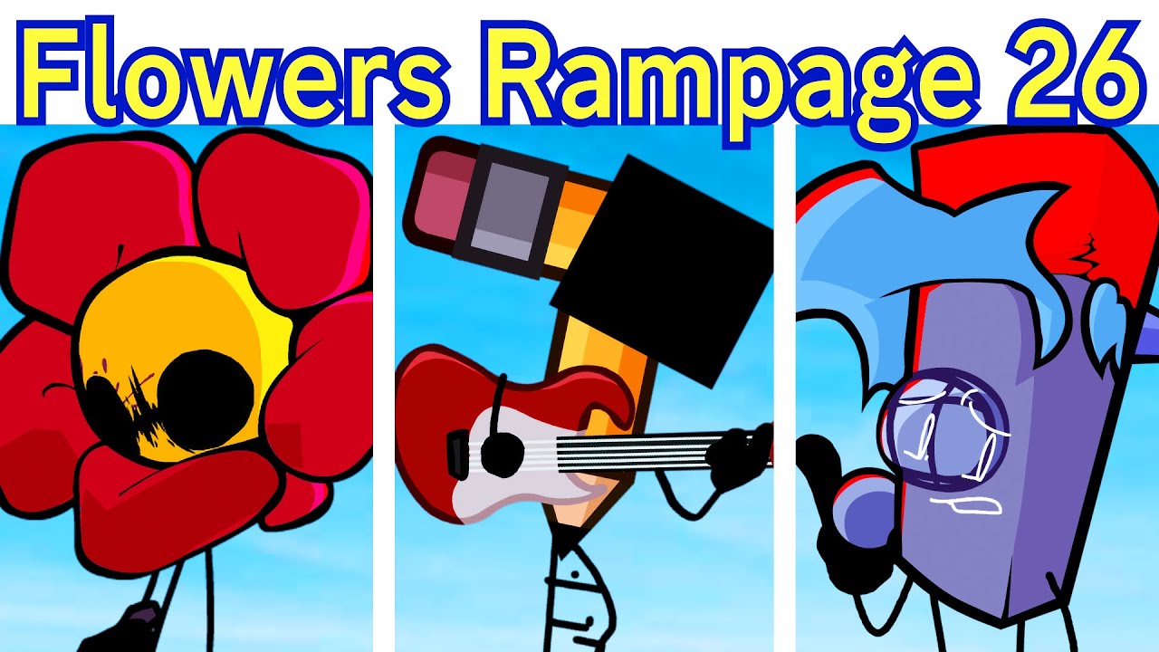 FNF Vs BFDI Flowers Rampage 26 [DEMO] Battle for Dream Island