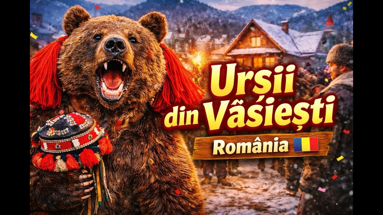 🐻Bear Parade of Comănești 🇷🇴 | Traditional Romanian Bear Dance Walking Tour