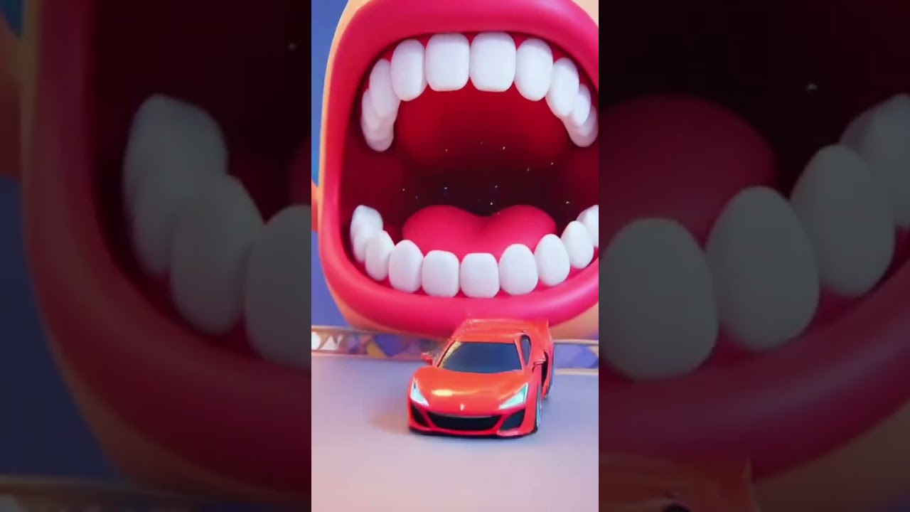 ONLY ONE CAR SURVIVES 😱 Cartoon Obstacle Race 