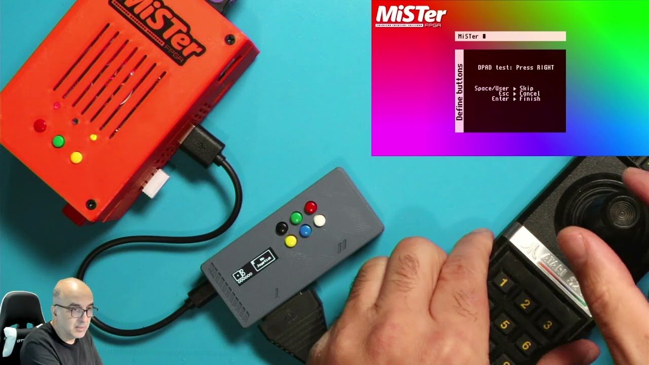 MiSTer FPGA with Atari 5200 Controller including Keypad!