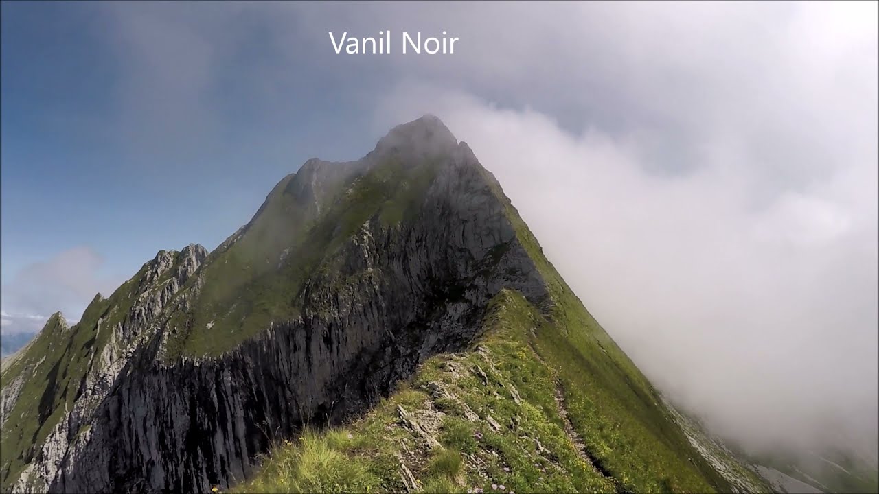 Randonnée alpine Vanil Noir(2389m) en boucle depuis parking Les Baudes, Fribourg, Suisse, 25-08-2021