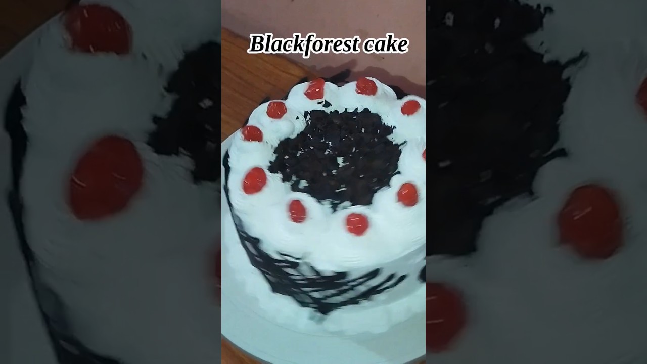 Blackforest cake # hashtag #cake #Baking with love