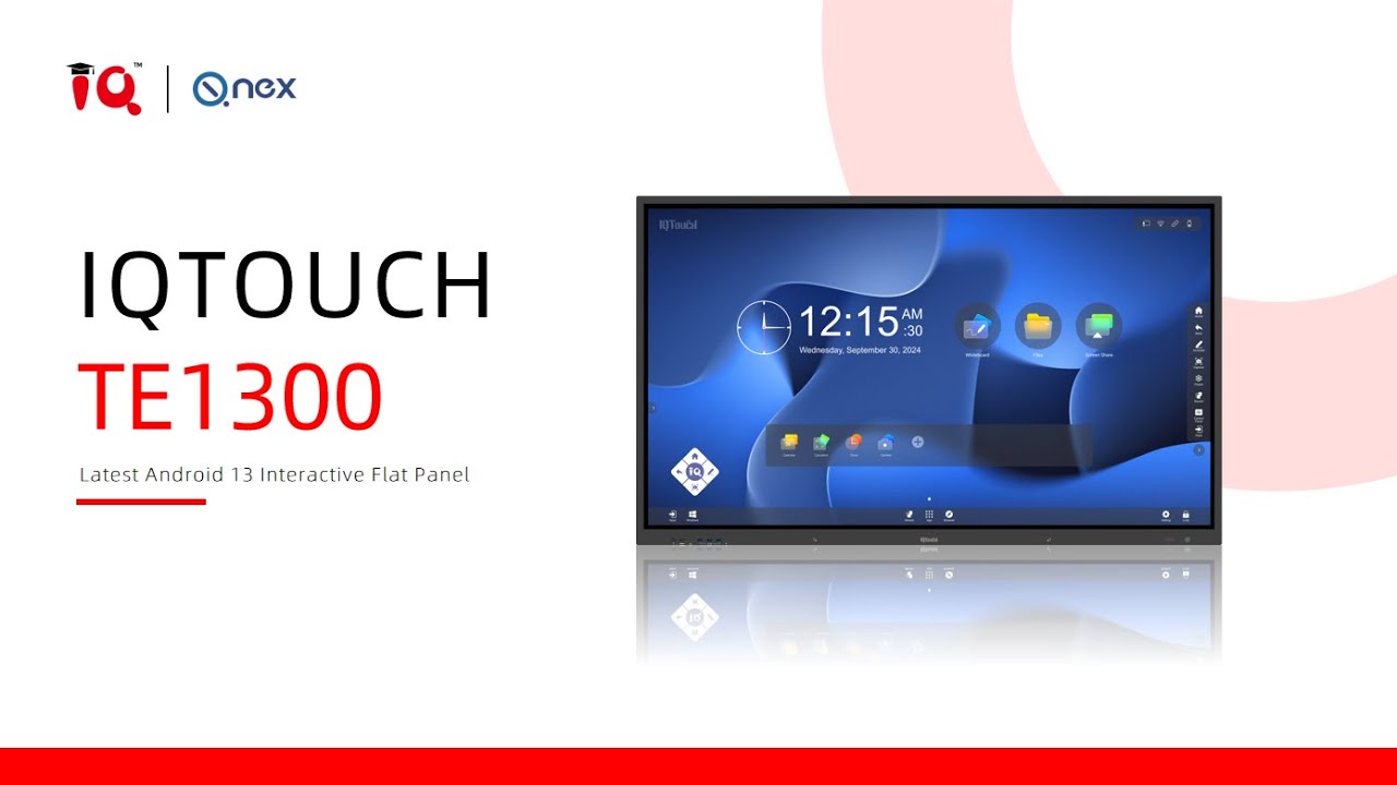 IQTOUCH TE1300: Latest Android 13 Interactive Flat Panel