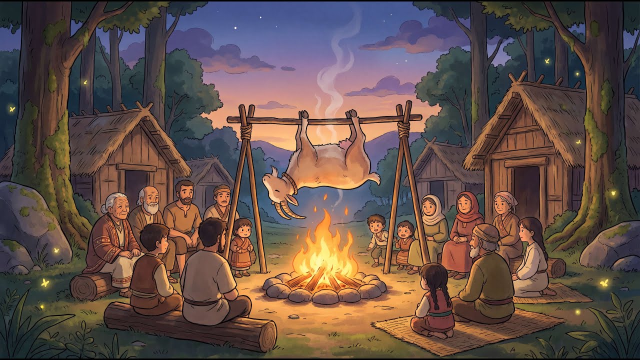 When the Forest Prepares Dinner 🍃🦌 | Calm Ghibli-Inspired ASMR Film