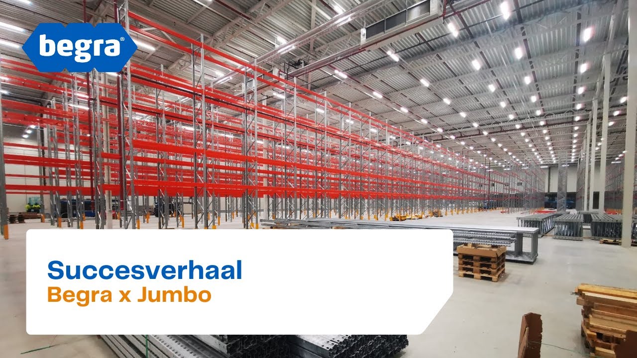 Begra Magazijninrichting richt groot nieuw E-Fulfilment Center van Jumbo in