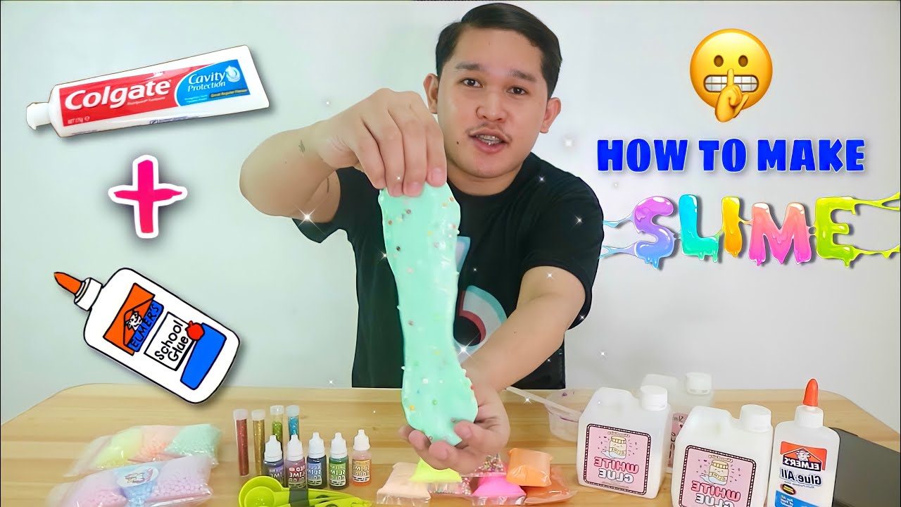 How to Make Slime (ANG DALI LANG)😳🤚