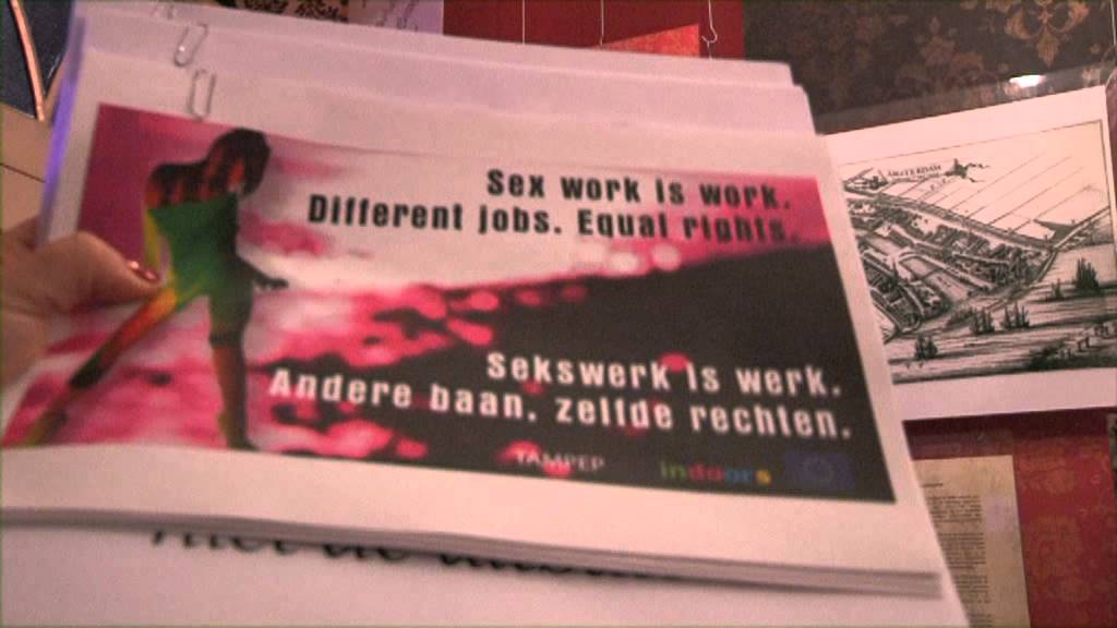 Actie tegen Loesje door belangen behartigers voor sekswerkers onder leiding van Mariska Majoor
