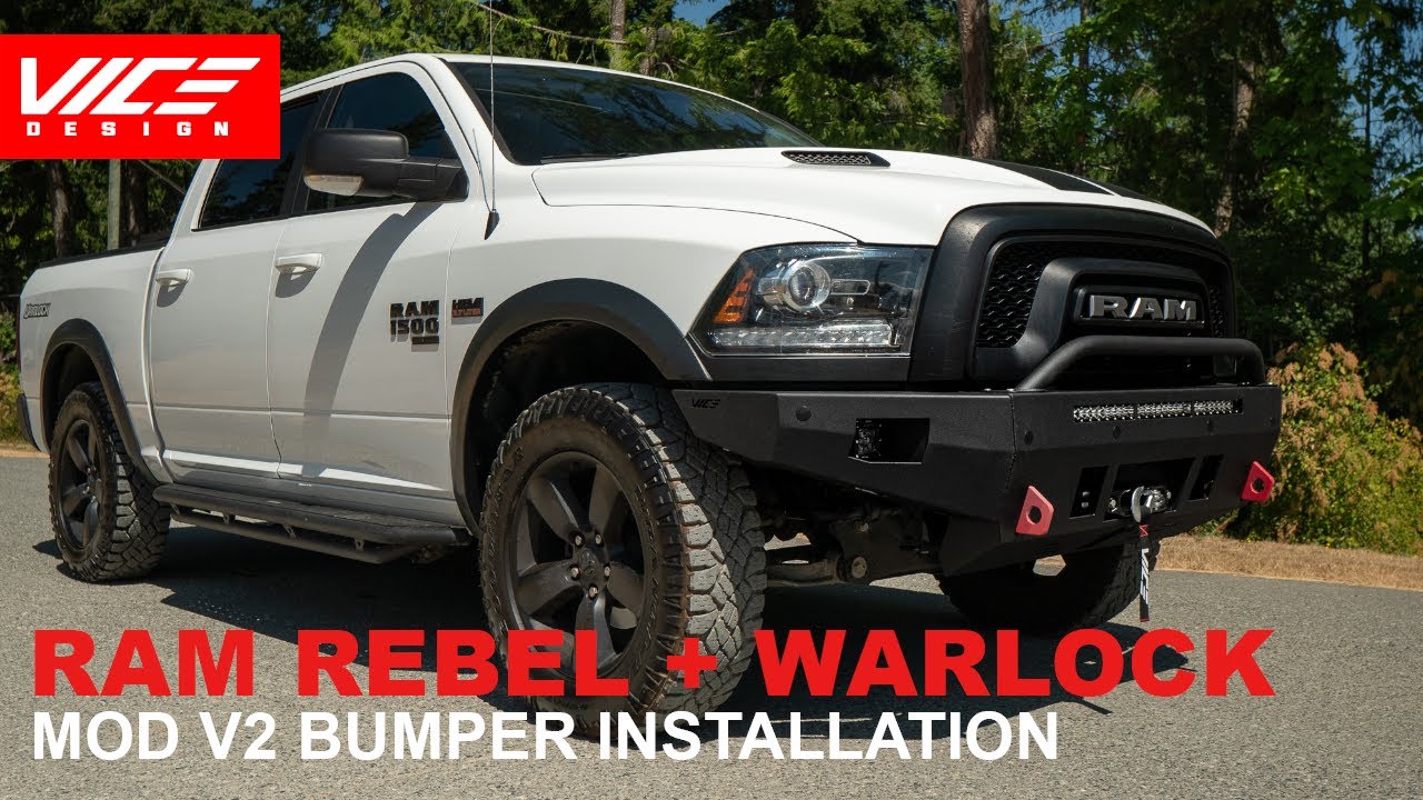 VICE |MOD| Bumper Install - 4th Gen RAM Rebel / Warlock
