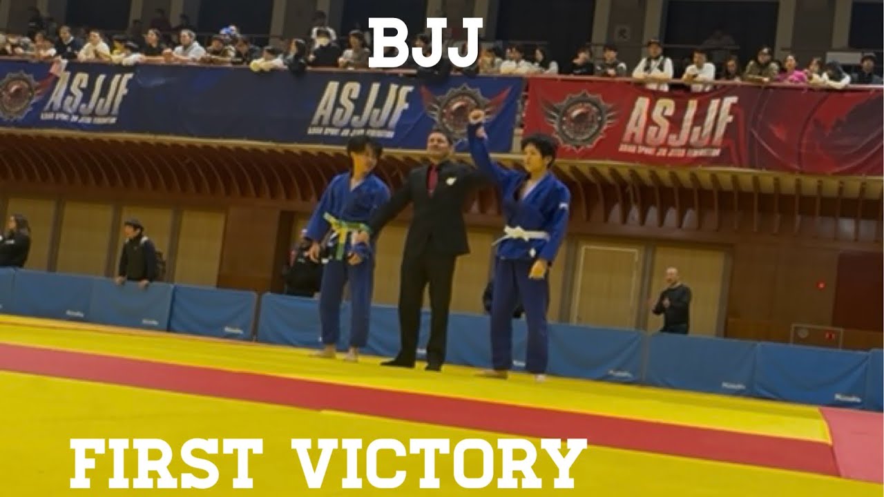 Stuntman Competes in BJJ TournamentFirst Win by Triangle Armbar!Lost the Next Match in Sudden Death 