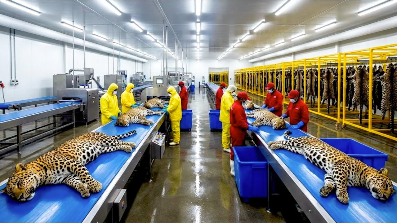 10 Million-Dollar Leopard Leather Goods &ndash; Full Inside Factory Process Revealed