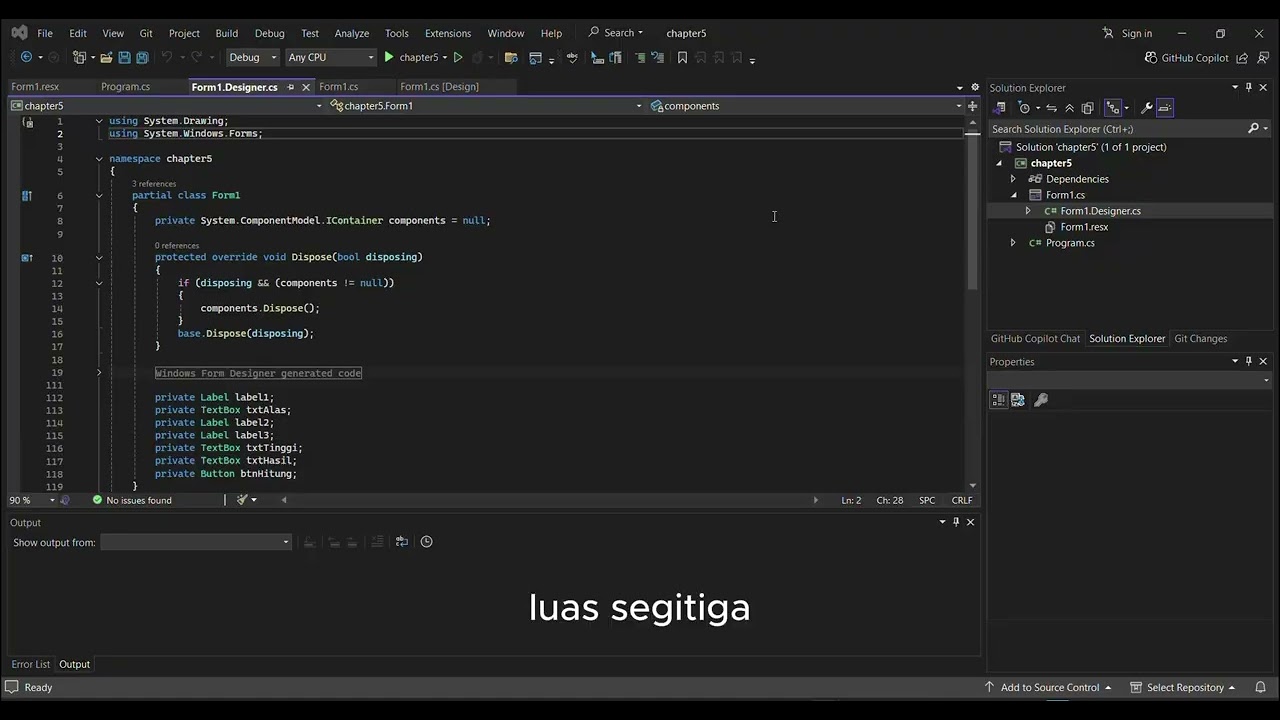 Video project modul 1-16 Pemrograman Desktop