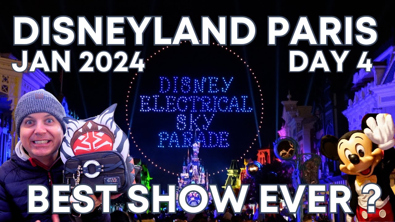 DISNEYLAND PARIS JANUARY 2024 DAY 4 | IS THIS THE BEST DISNEY SHOW EVER ?