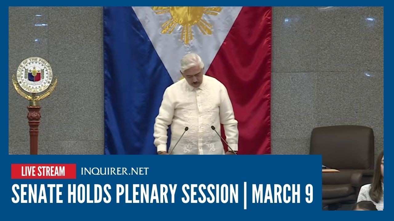 LIVE: Senate holds plenary session | March 9