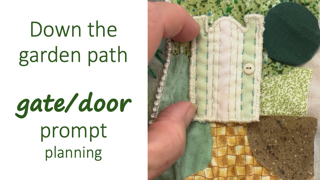 Episode 12 – Down the garden path part 2a #roxysjournalofstitchery   Vol 3