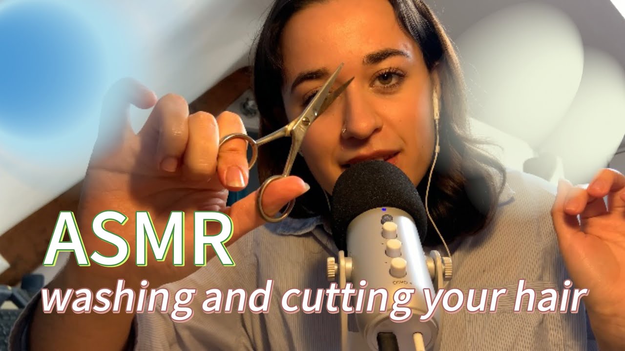 ASMR tingly hair treatment | Precise hand movements and whispers 🫧